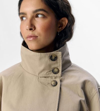 Gro short trenchcoat