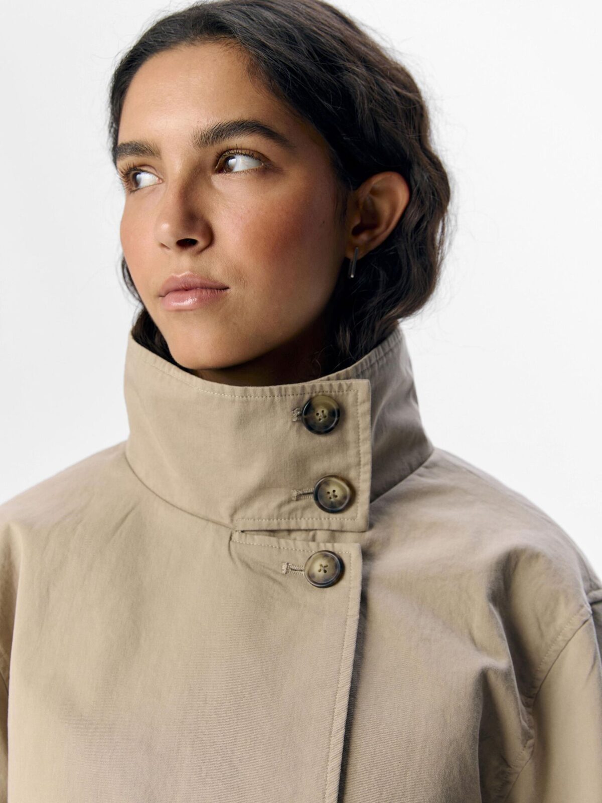 Gro short trenchcoat