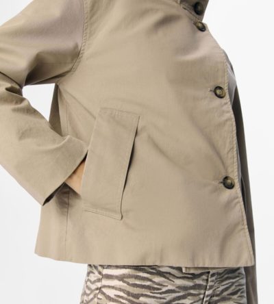 Gro short trenchcoat