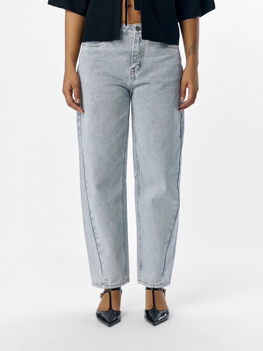 Moji Yulian barrel jeans