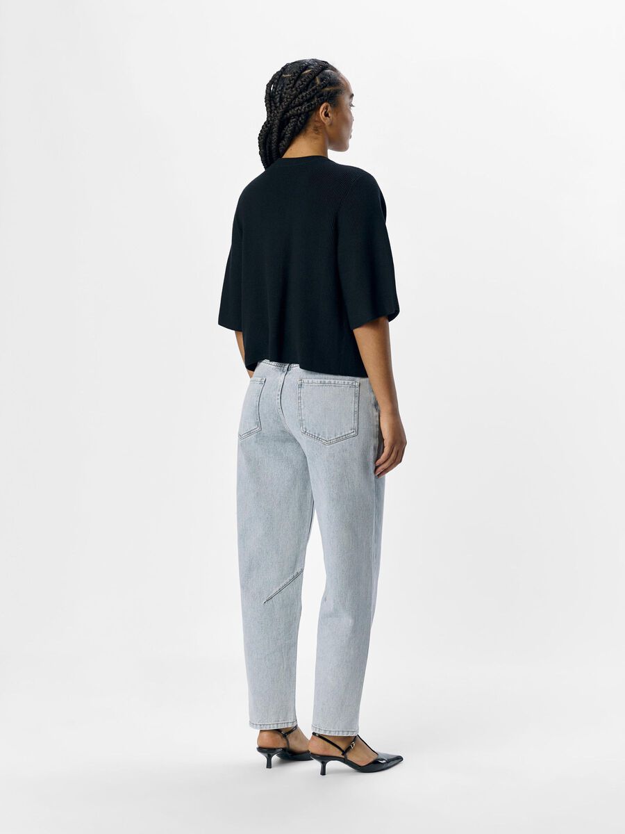 Moji Yulian barrel jeans