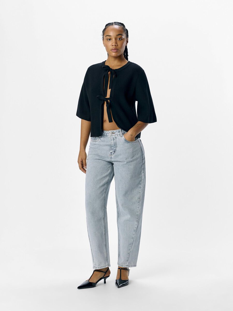 Moji Yulian barrel jeans