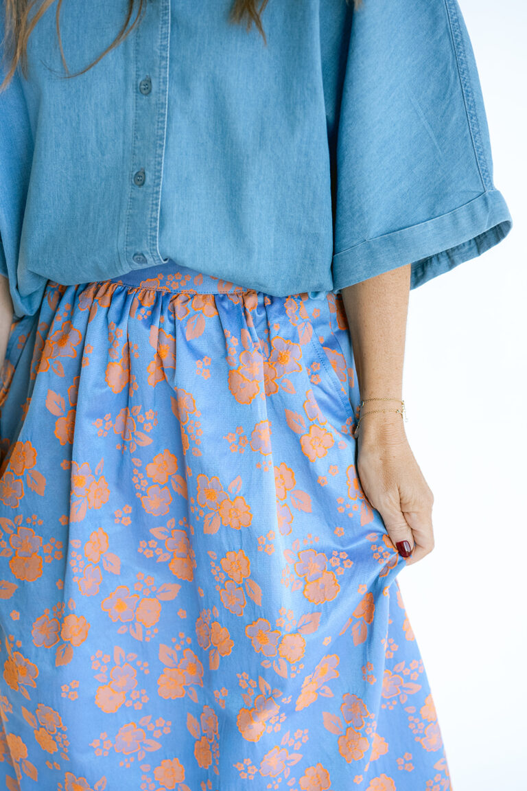 Julia skirt blue flower