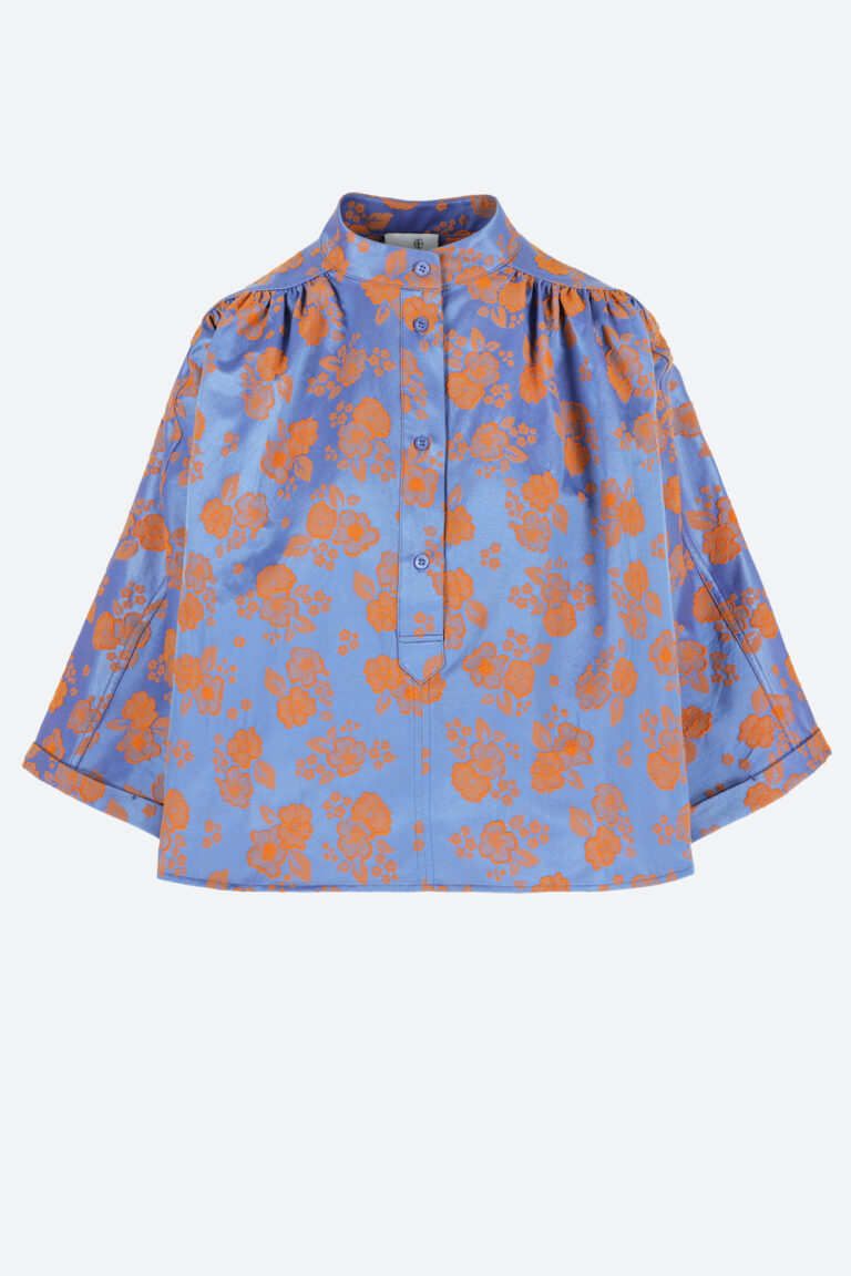 Maya blouse blue flower
