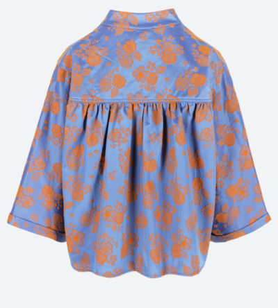 Maya blouse blue flower Maya blouse blue flower