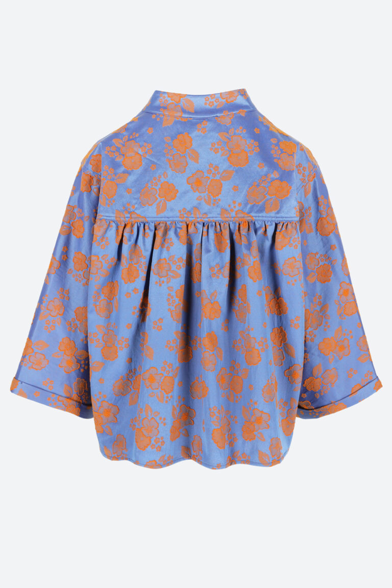 Maya blouse blue flower