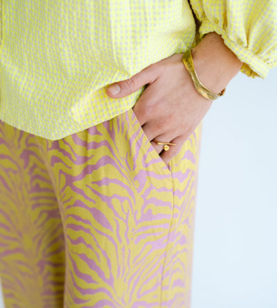 Sam pants palm print