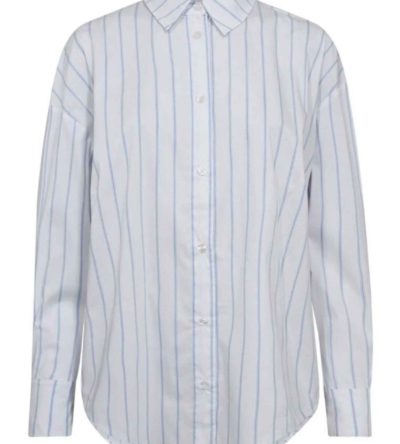 Fine line twist bow shirt